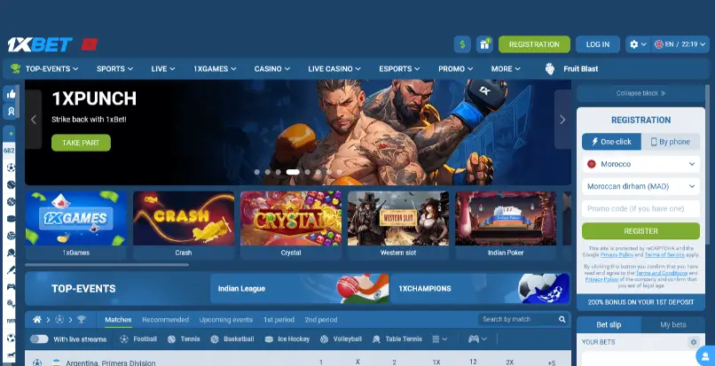 1xBet morocco