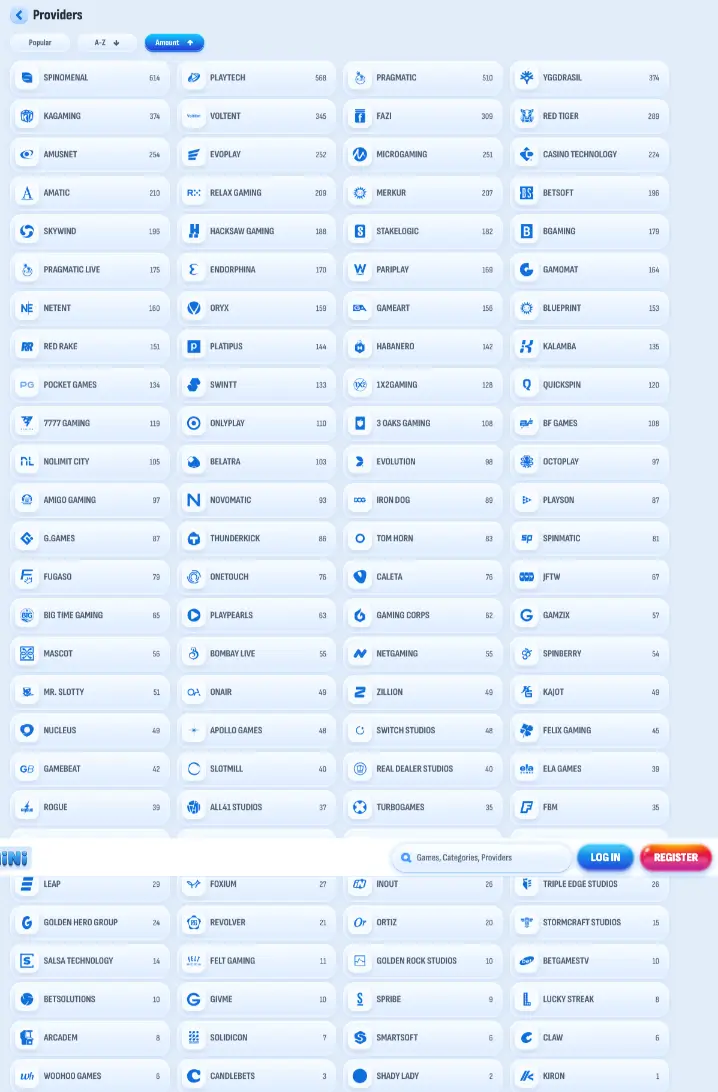 List of Casino Software providers In Morocco