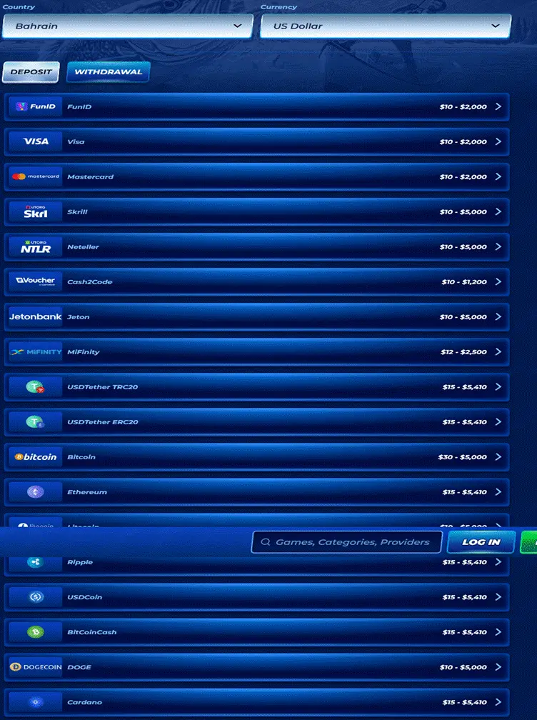 Various payment methods in Bahrain