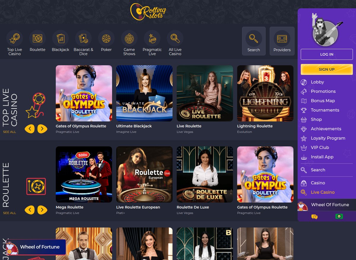 قاعة الكازينو المباشر في مسار /ar من اتصال إماراتي: فئات «Top Live Casino» و«Roulette» و«Blackjack» و«Baccarat & Dice» و«Game Shows» كلها بالإنجليزية، وأسماء الطاولات إنجليزية، ولا طاولة واحدة بموزّع عربي